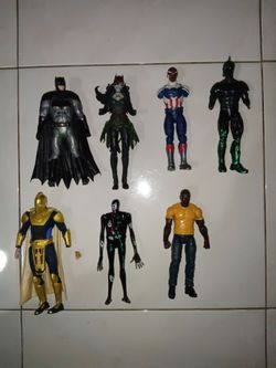 Mixed Universe Action Figure Fodder Customizer Lot 5"-7" Scale 7 Figure Lot