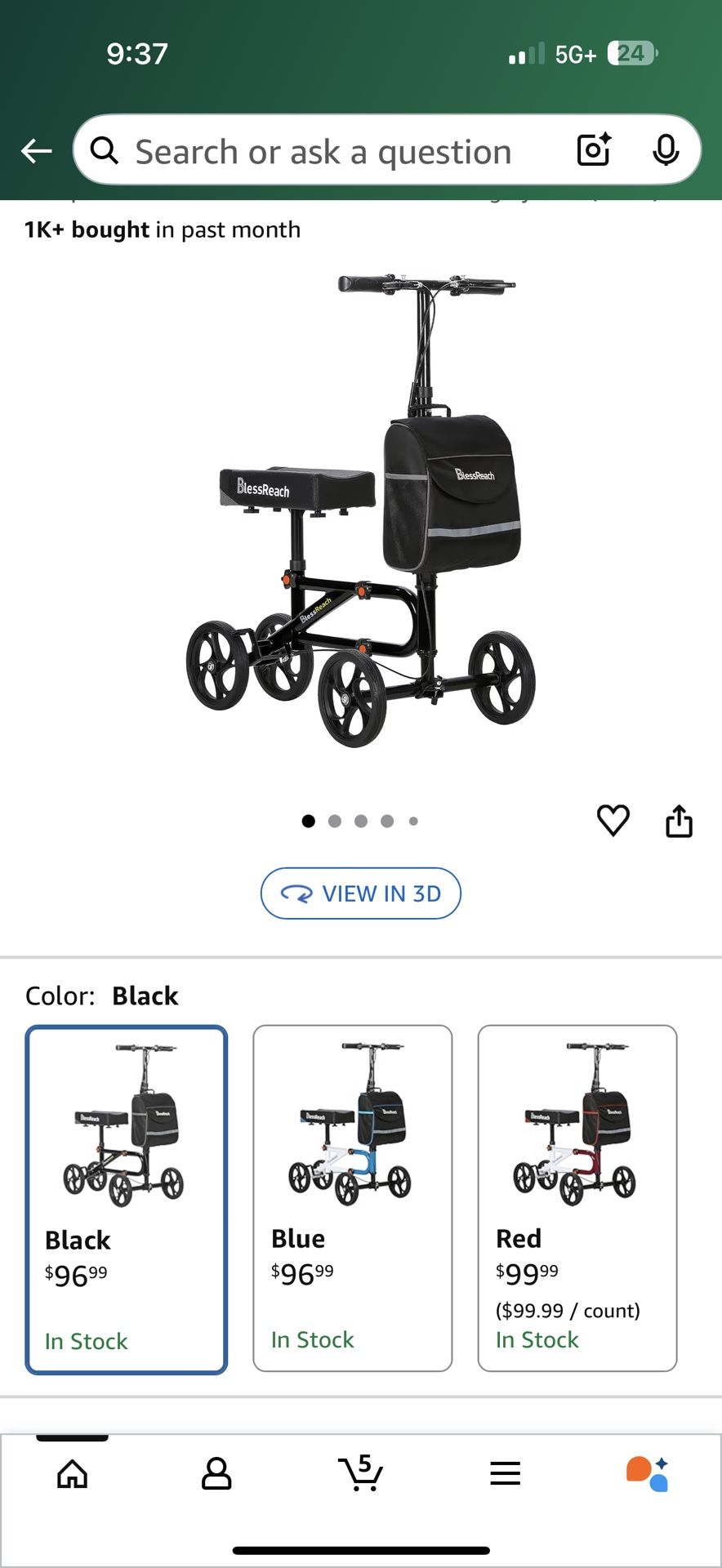 BlessReach Knee walker