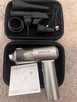 Portable Car Vacuum Cleaner & Air Duster⁠