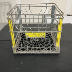 Vintage Antique Mayfield Dairy Jersey Glass Milk Crate