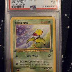 First Edition PSA 7 Bellsprout