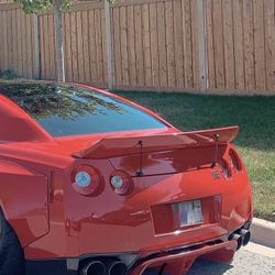 R35 GTR GT WING SPOILER Pandem/RocketBunny V2 FRP