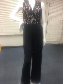 Monroe & Main Lace Jumper - Pink & Black, Size: 8