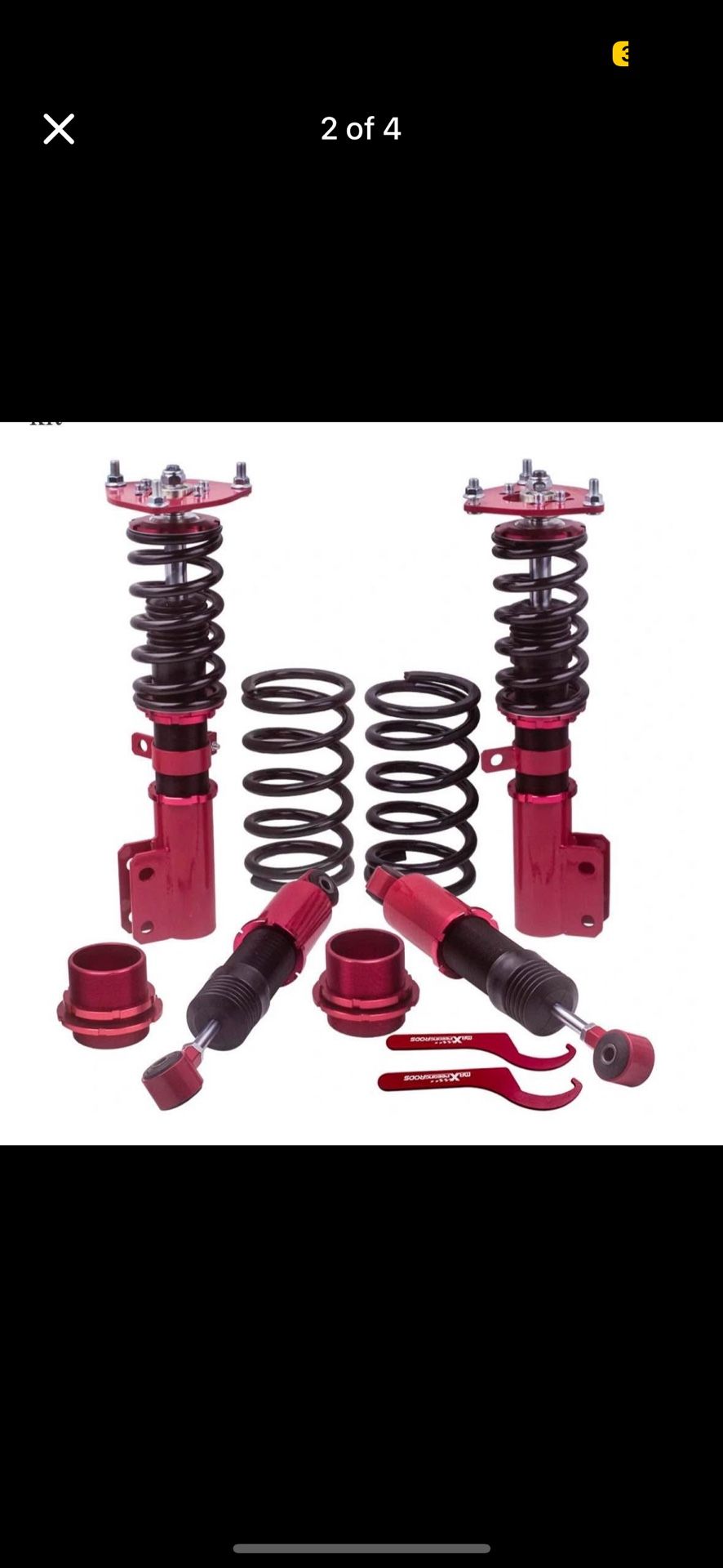 Adj. Height Coilovers Kit compatible for Hyundai Veloster 2012-2016 1.6L Shocks Absorber lowering ki