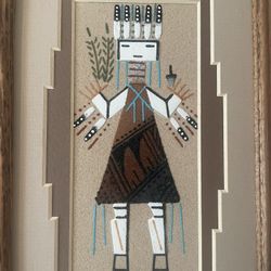 Native American Indian Sand Painting Southwestern Art