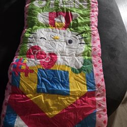 Hello Kitty Sleeping Bag And Backpack