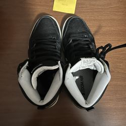 Nike SB Dunk High Demon Black Size 9