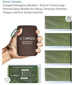Campizo emergency blankets