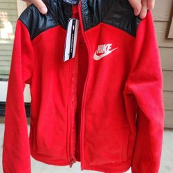 Nike Fleece Jacket In Boys Medium