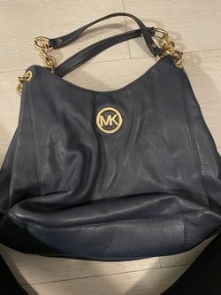 Authentic Blue Michael Kors Bag