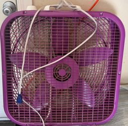 Purple box fan