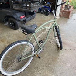Beach Cruiser. New Handlebars. New Seat. Tires Are Good.