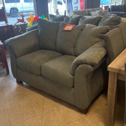 Sofa and loveseat brand new ready to go today. Hurry for best selection two piece group $1000.