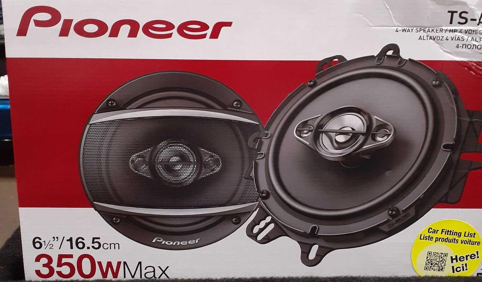 NEW! 6.5" Pioneer 4-way way speakers