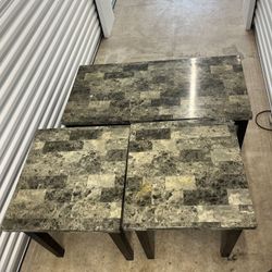 Marble 3-piece Coffee Table Marble Set 