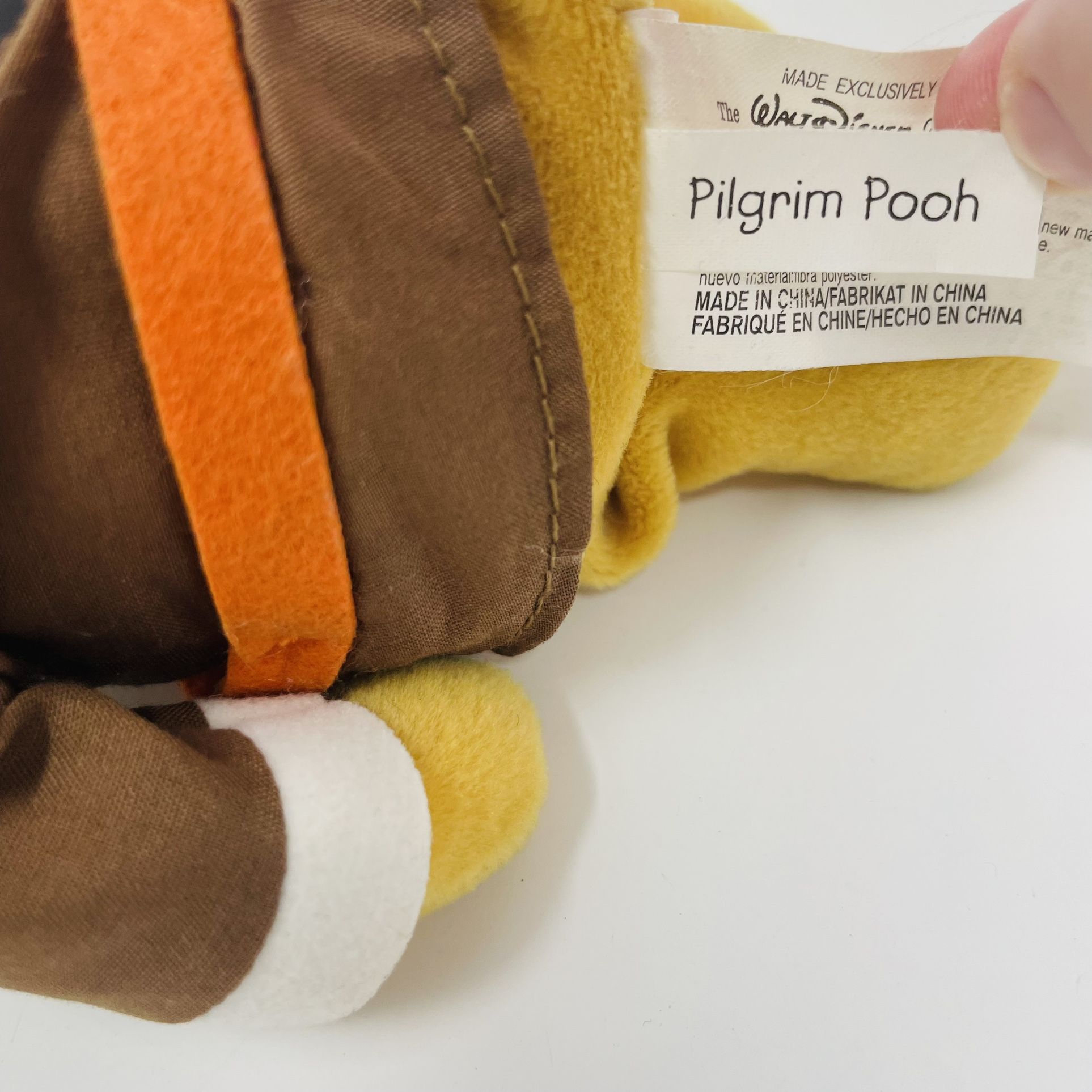 Disney Pilgram Pooh Bean Bag Plush