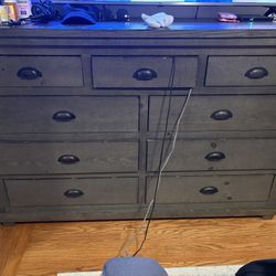 Grey Living Spaces Distressed Dresser And End Table Set 