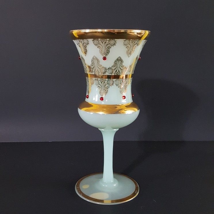 Antique Italian Glass Goblet
