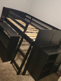 Twin Bed Black