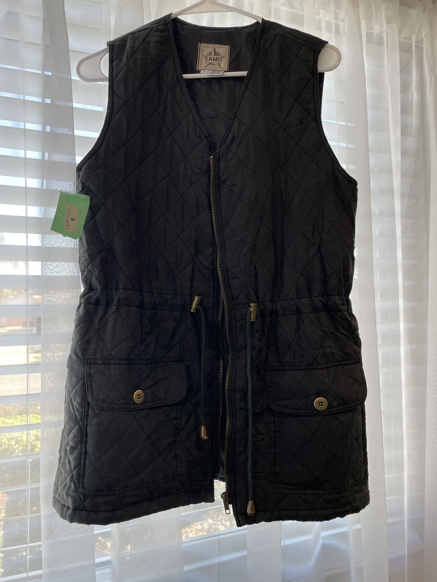 VTG 100% Silk 90s Ami Vest