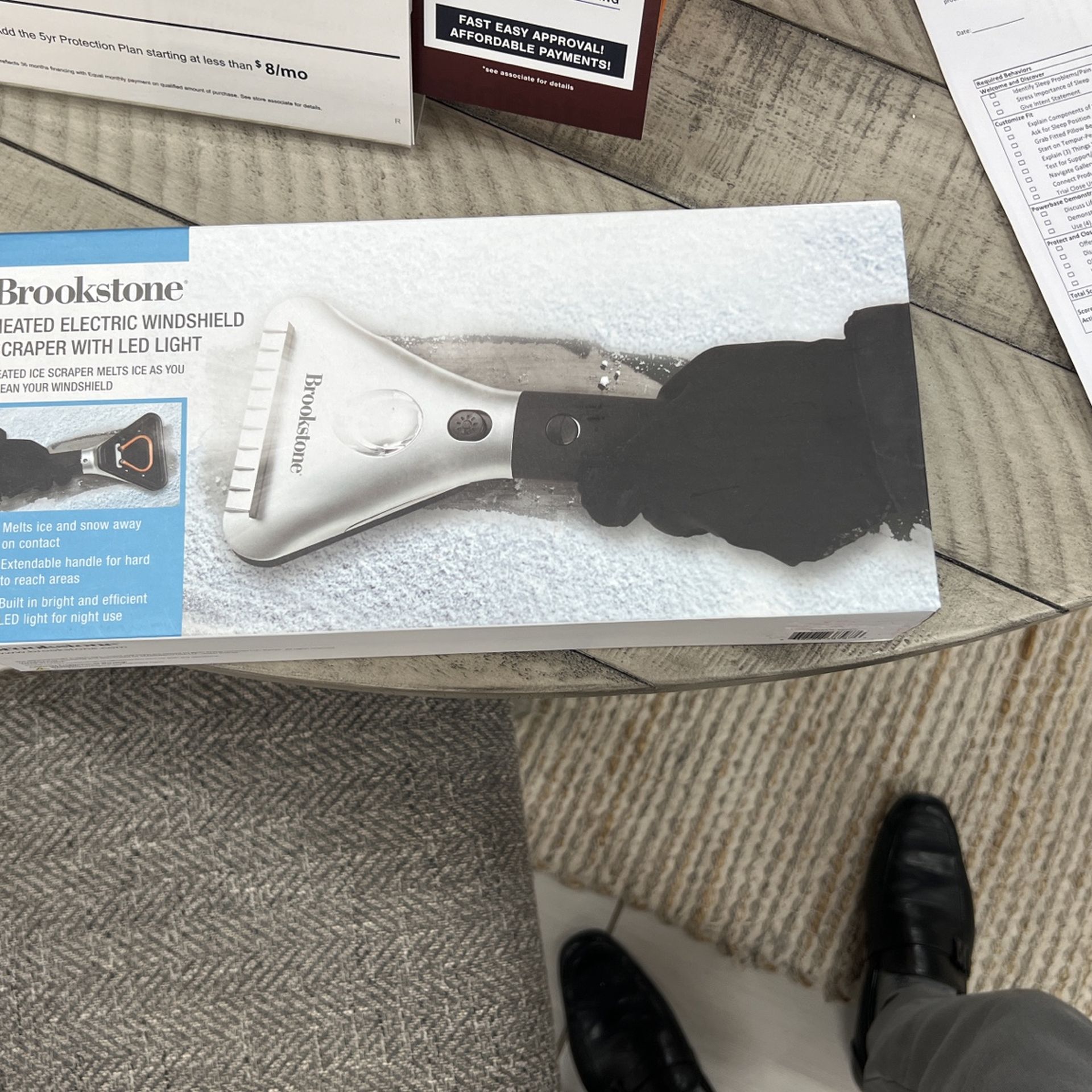 Heated Ice Scraper For Windshield By Brookestone