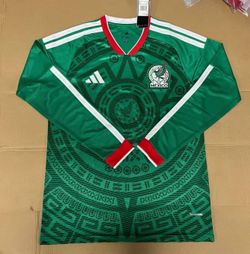 Mexico World Cup 2026 Soccer jerseys long sleeve fan and player version  Small 2xl 3xl and 4xl slim fit few available