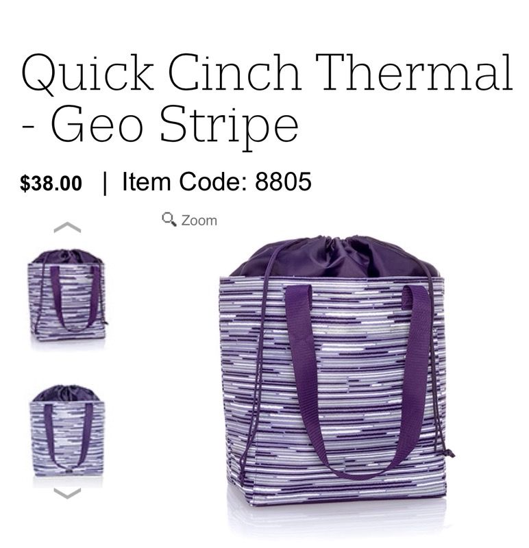 Thirty-one quick cinch Thermal In Geo Stripe