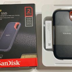 Brand New SanDisk 2TB Extreme Portable SSD
