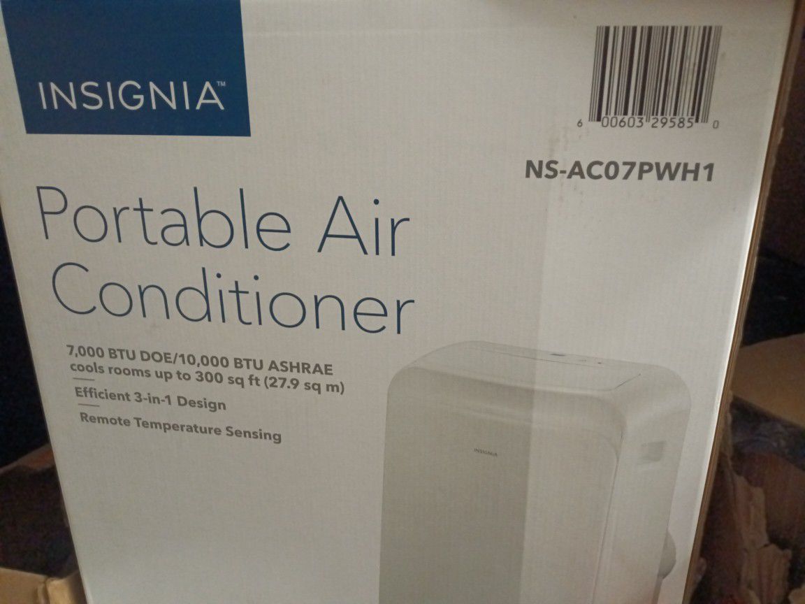 INSIGNIA Portable Air Conditioner NS-AC07PWH1