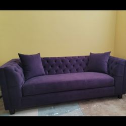 Custom Purple Sofa 