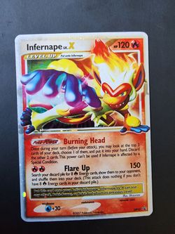 Infernape X DP11 Promo Pokémon Card