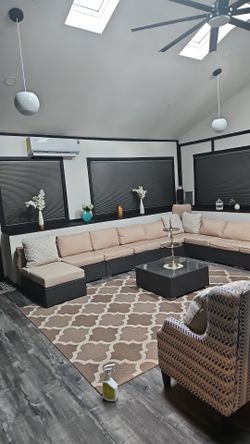 Outdoor or  INDOOR PATIO SET New Condition Stored Indoors 