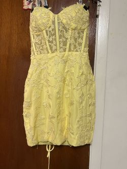 Yellow Mini Dress 