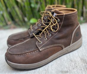 Carhartt Men's Lightweight Wedge Moc Toe Chukka Boots.. Sz 10.5..Oil & slip resistant.. Located west roseville..