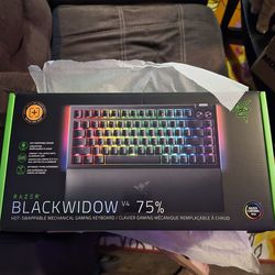 Razer Blackwidow  V4 75% UNOPENED!