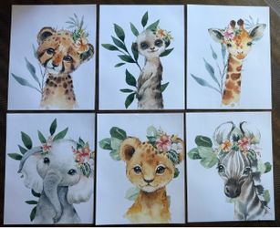 Nursery Zoo Animals