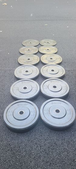 Olympic Bumper Plates-350lbs