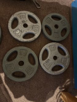 Standard weight plates - 10 Lb each one