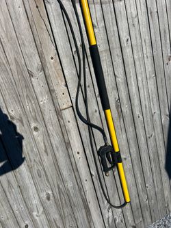 Power washer extension pole