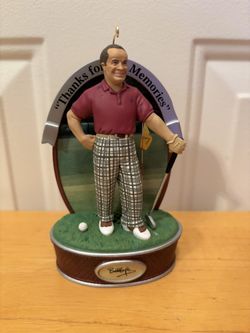 1999 Carlton Cards Bob Hope "Thanks 'Fore' the Memories" musical Christmas ornament