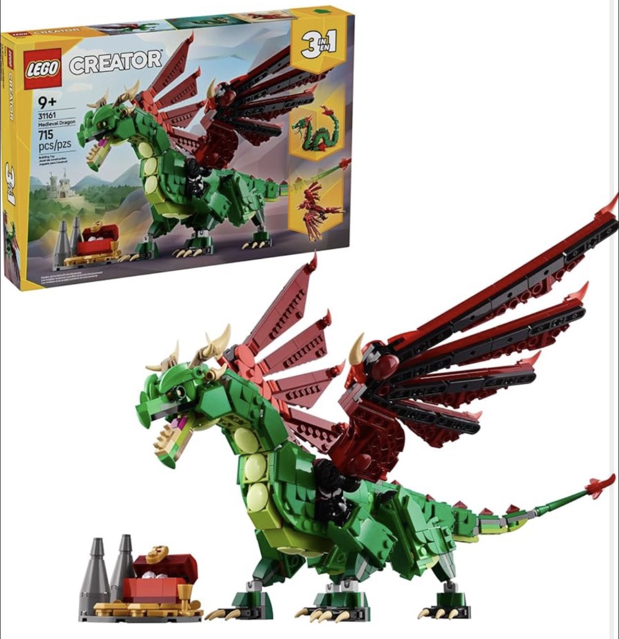 LEGO Creator 3 in 1 T Rex Toy - Dinosaur Toy