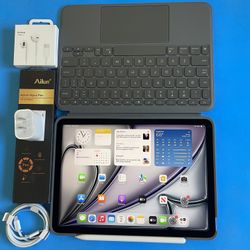 iPad Air 11 (2025 Newest / M3 Chip) 512GB with Logitech  Keyboard, Pen & Accessories 