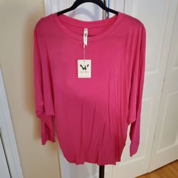 New Women White Mark Brand Top Size Xl Pink