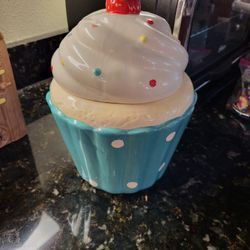 Big Cupcake Cookie Jar World Market