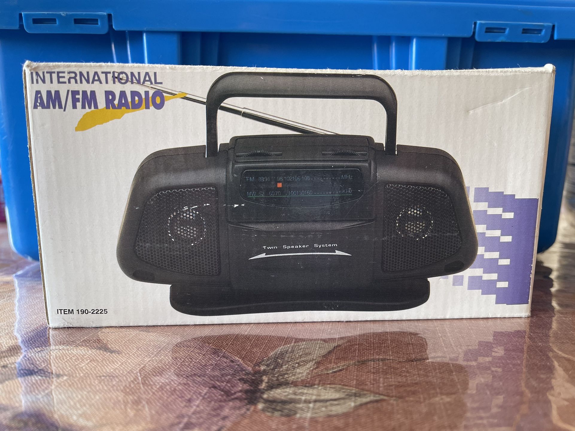 International Boom Box AM/FM Radio