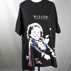 Willow Movie T Shirt 80s Fantasy Adventure Black Pink Mens 2XL