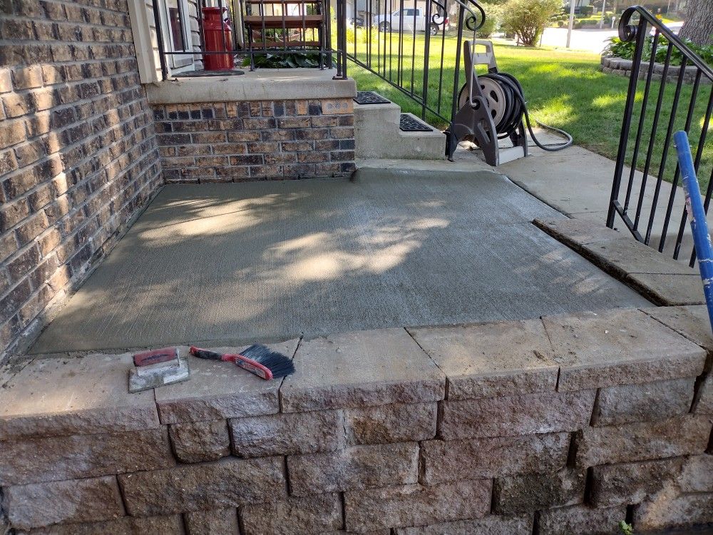 Concrete Job Landscaping (contact info removed)