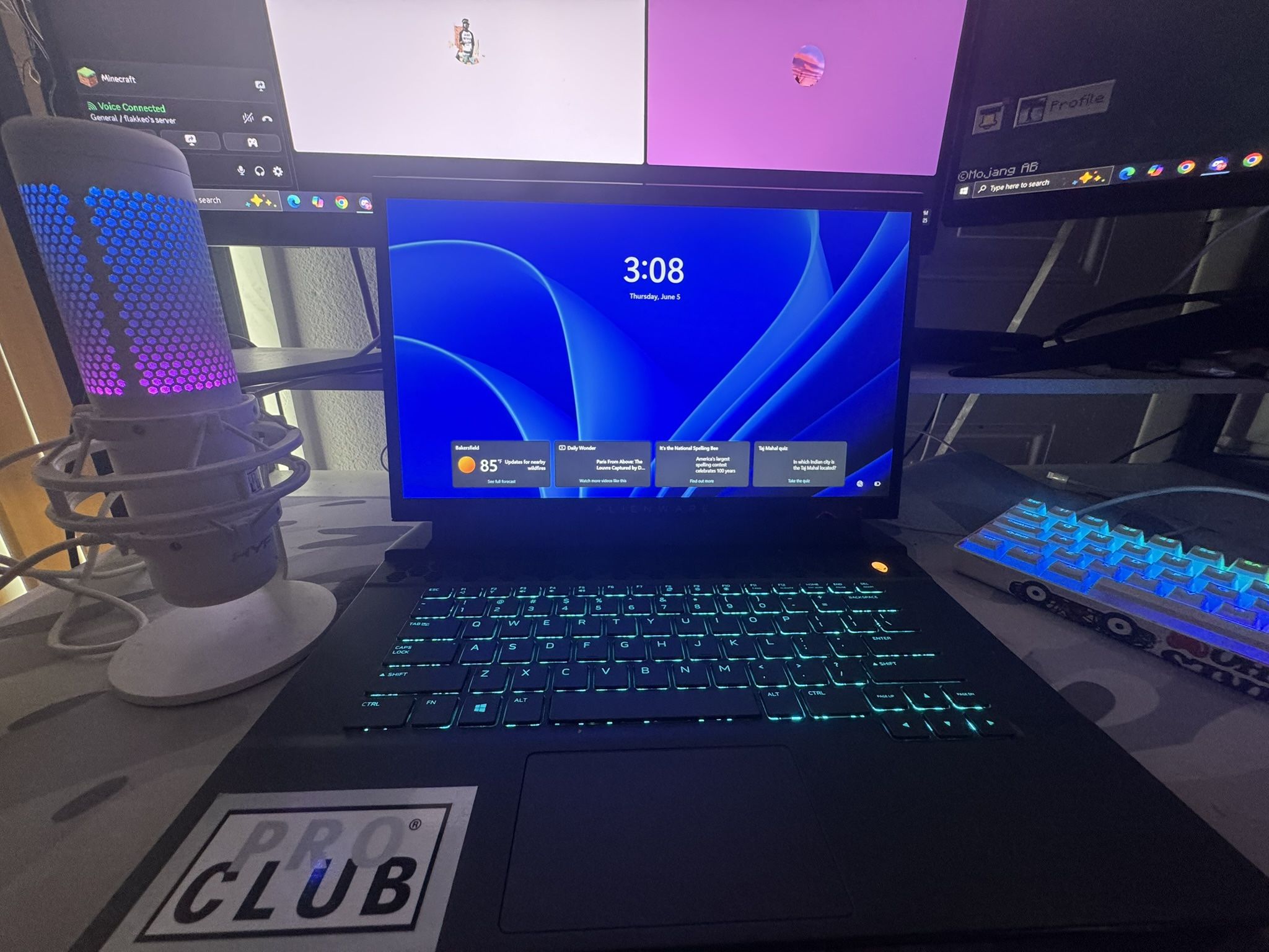 Alienware gaming laptop