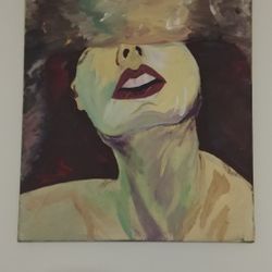 One of a kind Canvas Woman Awakening painting