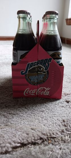2 Inaugural Season Jacksonville Jaguar Coca-Cola Six Pack